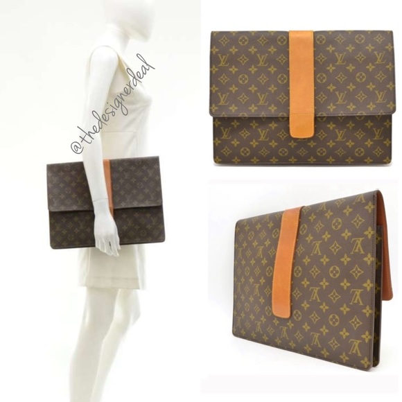 🔥❤️Auth Louis Vuitton Clutch Business Unisex Case - Picture 1 of 12